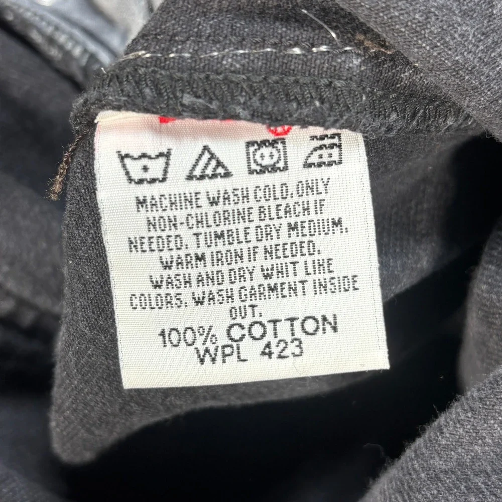 Levi's 501 Men's 32x30 Y2K Jeans USA Made Black Denim Straight Leg 00s